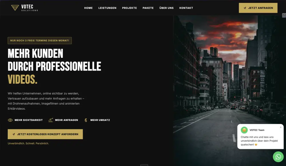 VOTEC Solutions – Website