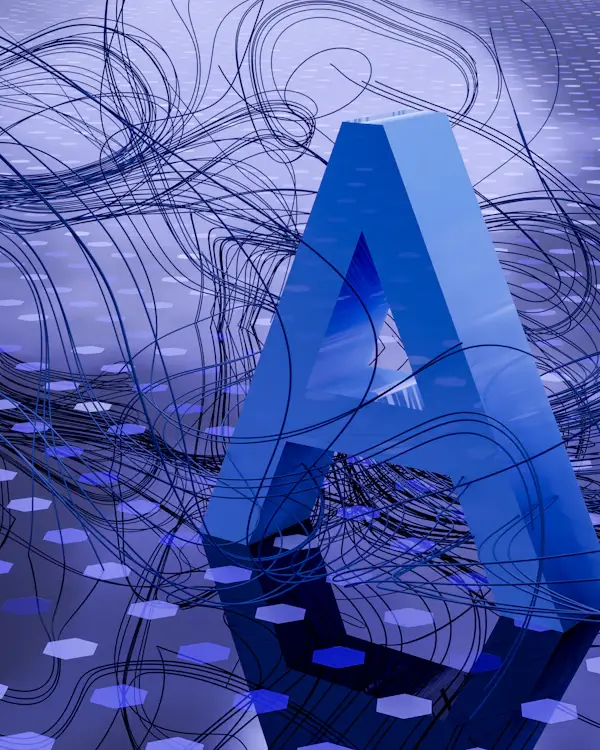Abstrakte KI-Visualisierung