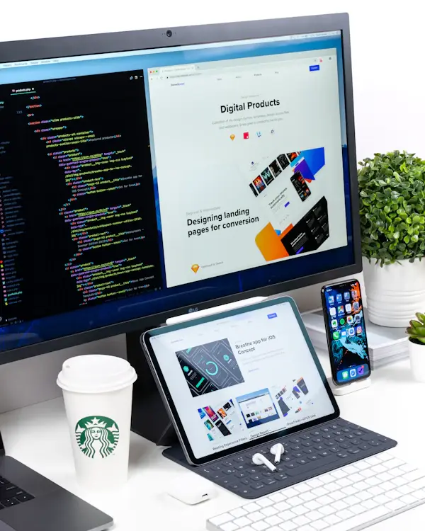 Webdesign am Bildschirm